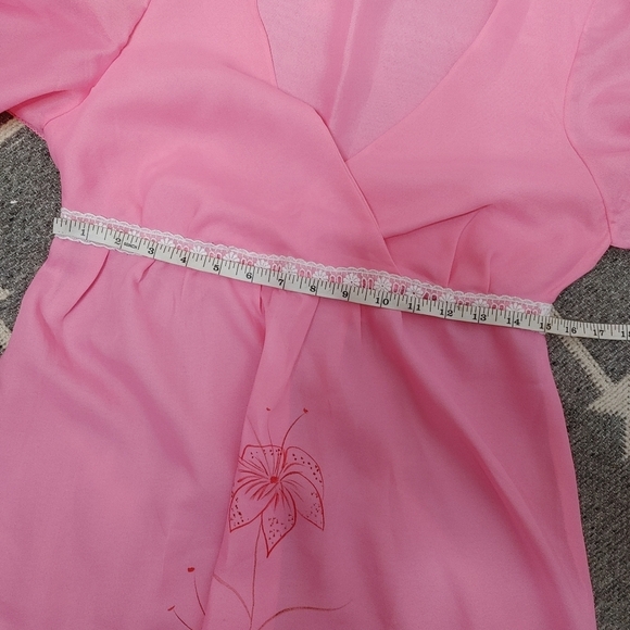 Vintage 70's maxi dress size M - Picture 9 of 10